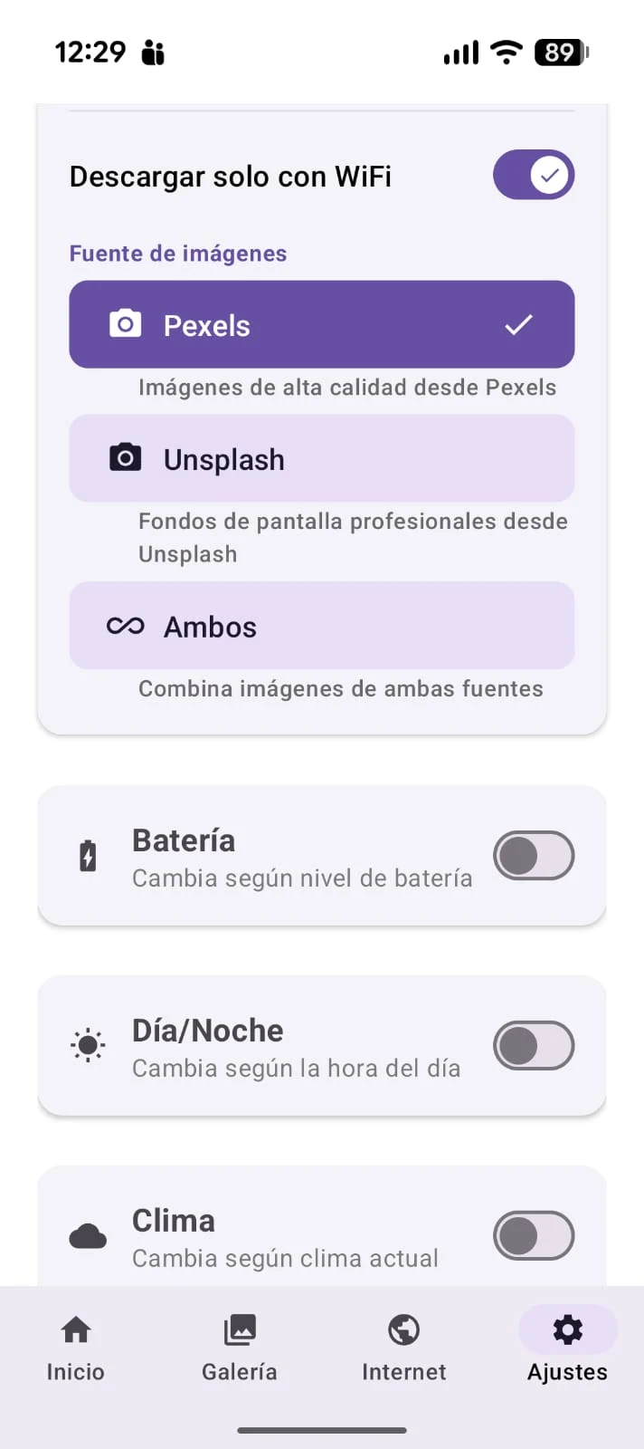 WallAuto—Auto Wallpapers screenshot